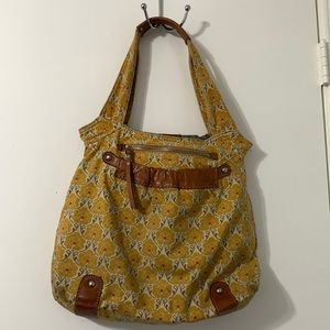 Large Fossil Shoulder Handbag